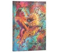 Taccuino Paperblanks, Collezione Android Jones, Drago Infuocato, Midi, A pagine bianche - 13 x 18 cm