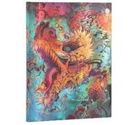 Taccuino Paperblanks, Collezione Android Jones, Drago Infuocato, Ultra, A righe - 18 x 23 cm