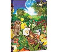 Taccuino Paperblanks, Fotomontaggi della Natura, Giardino al Chiaro di Luna, Midi, A pagine bianche - 13 x 18 cm