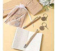 Taccuino Portatile Di Piccole Dimensioni | Set di Diari Portatili Mini con Penne e Portachiavi | Mini Blocco Note per Ispirazione,Per Esprimere Gratitudine A Figli, Famiglia, Amici E Colleghi