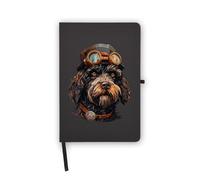 Taccuino portoghese con pagine bianche, copertina in similpelle, agenda, diario, quaderno di lavoro