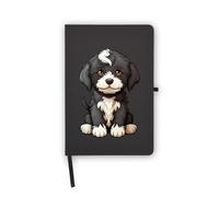 Taccuino portoghese da disegno a tema cartoni animati, pagine bianche, copertina in ecopelle, agenda, diario, quaderno di lavoro