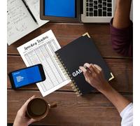 Taccuino - Quaderno Pianificazione Risparmio | Planner con Superficie Scrittura Liscia e Stampa Nitida per Gestione Budget Casa Famiglia Viaggi Vacanze Natale