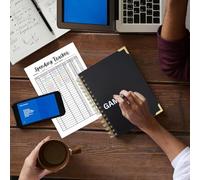Taccuino | Quaderno Pianificazione Risparmio,Planner con Superficie Scrittura Liscia e Stampa Nitida per Gestione Budget Casa Famiglia Viaggi Vacanze Natale