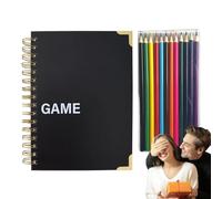Taccuino - Raccoglitore Sfide di Risparmio | Planner con Superficie Scrittura Liscia e Stampa Nitida per Gestione Budget Casa Famiglia Viaggi Vacanze Natale