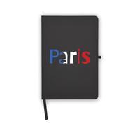 Taccuino souvenir da viaggio con bandiera di Parigi, pagine bianche, copertina in similpelle, agenda, diario, quaderno di lavoro