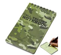 Taccuino tascabile impermeabile, blocco note sul campo, blocco note impermeabile, taccuino compatto per studenti, scuola, università, lavoro, viaggi, avventure all'aperto, diario, prendere appunti