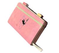 Taccuino tascabile in pelle con segnalibro a nastro da 360 pagine, quaderni portatili per prendere appunti quotidiani, quaderni in carta riciclata