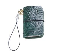 Taccuino Tascabile In Pelle - Diario Compatto Da 64 Pagine Numerate, Copertina In Pelle Resistente, Carta Morbida E Liscia Per Appunti, Elenchi, Riunioni Di Lavoro E Scrittura Quotidiana | Portat