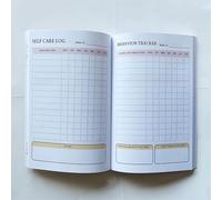 Taccuino terapeutico guidato diario di scrittura benessere emotivo pianificatore mensile per uomini donne adulti Psicologia basato sulla creatività Notebook