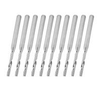 Tacdas 10 PCS 2 Mm X 15 Mm In Carburo di Parti di Estremità A Flauto Singolo per Macchina per Incidere