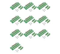 Tacdas 10X IDC40P Connettore A 40 Pin Morsettiera per Scheda di Interruzione Morsettiera Spina Interfaccia PLC con Staffa, per PLC, Montaggio su Guida DIN