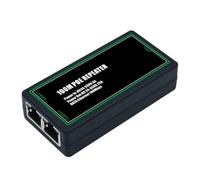 Tacdas 2 Port Poe Estensione Poe Estensione Ethernet Ripetitore 100mbps per la Fotocamera Ip Nvr AP IP Voice IEEE802.3AF/AT Standard
