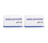 Tacdas 2 Set 160 Strisce 1-14 PH Cartina di Tornasole Strisce Reattive per PH Acqua Cosmetici Strisce di Carta Reattiva per Terreno PH con Scheda di Controllo