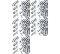 Tacdas 200 Pezzi M 4 M5 M6 M8 A Petalo, Dado A Vite Ad Espansione, per Parete Cava Plastica Polilegno Pannello Truciolato