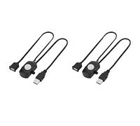 Tacdas 2X 5A DC5-24V Mini USB PIR Sensore di Movimento Un Infrarossi Sensore Automatico Interruttore per Striscia Un LED Rilevamento Intelligente (Nero)