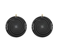 Tacdas 2X Antenne A Banda Larga 0,51-10 GHz Polarizzate Circolarmente Antenne A Spirale Equiangolare RFID Ad Alta Frequenza Rotazione A