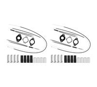 Tacdas 2X Cavi Freno Anteriore e Posteriore per Bici Gyro con Rotore Rotante, Set Completo di Tubi Freno per Bicicletta BMX per La Maggior Parte delle Bici Gyro