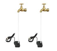 Tacdas 2X Invisibile Beccuccio Che Scorre Annaffiatoio Simpatico Rubinetto Galleggiante Magic USB Faucet Fountain Imitazione