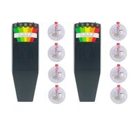 Tacdas 2X Kit Attrezzatura Fantasma, Misuratore EMF e 4 Palline per Gatti Che Illuminano il Movimento, Rilevatore di Misuratore EMF Attrezzatura Fantasma