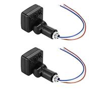 Tacdas 2X Mini Sensore Un Infrarossi per Corpo Umano 220V Interruttore Sensore Un Infrarossi per Corpo LED Luce di Inondazione Sensore di Movimento PIR Regolabile Nero