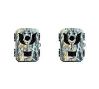 Tacdas 2X Mini Telecamera da Caccia 16MP 1080P HD Telecamere per Visione Notturna Un Infrarossi per Sorveglianza di Sicurezza degli Animali Selvatici All'Aperto