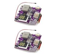 Tacdas 2X Modulo di Alimentazione Mobile Bidirezionale A Ricarica Rapida Power Bank da 22,5 W per Caricabatterie per Batterie al Litio, Supporto PD/QC, Tipo C+USB