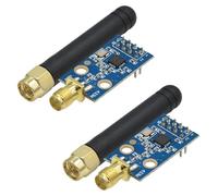 Tacdas 2X Modulo Wireless CC1101 con Antenna SMA Modulo Ricetrasmettitore Wireless per 433 MHz Migliora Il Segnale