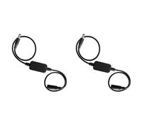 Tacdas 2X Strumento di Reset Timer di Routing Router con Riavvio Automatico da 72 Ore, Temporizzazione 'Alimentazione CC, Modem in Fibra, Router, Gestore 'Alimentazione CC, Nero