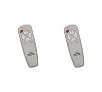 Tacdas 2X Universale A Infrarossi con Apprendimento, 8, di Tipo Apprendimento per TV, CD, Dvd, Ventilatore