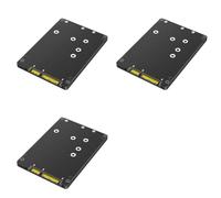 Tacdas 3X 2 in 1 Combina M.2 NGFF Key B e MSATA SSD A Adattatore SATA3 da 2,5 Pollice con in Plastica per SSD