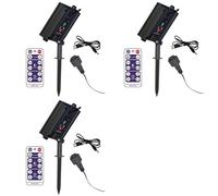 Tacdas 3X Kit con Batteria Solare, Pannello Luminoso al Litio con per Lampada A Striscia LED 24V DIY