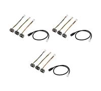 Tacdas 3X Rj9 4P4C Spina A 3.5mm Femmina Jack Auricolare Audio Phone Converter Adapter di Prolunga per /