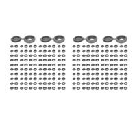 Tacdas 400 Pezzi Tappo Un Vite Coperchi Un Vite con Cerniera Nel Plastica Coperchi Un Vite Coperchi Un Vite di Ricambio Coperchi Decorativi (Grigio)