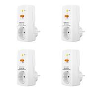 Tacdas 4X 16A Gfci Spina di Protezione Contro Le Perdite Presa RCD Interruttore Automatico Domestico Interruttore di Sicurezza Spina di Protezione Personale Spina UE