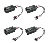 Tacdas 4X Isolatore Audio Ground Loop Filtro Antirumore Isolatore Antirumore Riduttore di Rumore del Segnale Audio per PC