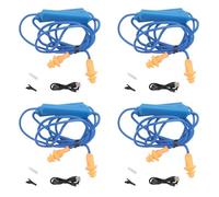 Tacdas 4X Tappi Auricolari Bluetooth per, Soppressione del Rumore, Protezione 'Udito, Cantieri Edili, Luoghi Rumorosi Blu