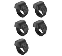 Tacdas 5X Portatile Mini Bluetooth 5.1 Telefono Selfie Shutter di Controllo Remoto di Controllo Remoto Wireless Intelligente (Nero)