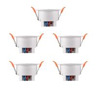 Tacdas 5X Sensore di Presenza Umana Tuya ZigBee MmWave con Rilevamento Radar A Microonde di Luminanza Sensore di Movimento PIR Montaggio su