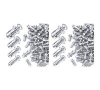 Tacdas 80 Pezzi M 4 M5 M6 M8 A Petalo, Dado A Vite Ad Espansione, per Parete Cava Plastica Polilegno Pannello Truciolato