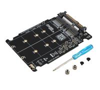 Tacdas Adattatore da SSD M.2 Un U.2 Adattatore 2In1 M.2 NVMe e -Bus NGFF da SSD Un PCI-E U.2 SFF-8639 Convertitore PCIe M2, Shell