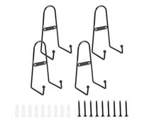 Tacdas Banchi di Mostra della Piastra di Montaggio della Parete del Pacchetto di 4 Pacchetti, Supporto Medio del Supporto di Piastra del Supporto Supporto Parete Medio Portabottiglie