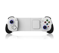 Tacdas Controller di Gioco con Estensibile Wired Transmission Zero Delay Connection Dual Hall Zero Delay Macro Recording Custom Adjustable Game Stretch Wired Controller Bianco