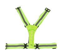 Tacdas Gilet da Riflettente Un LED, Equipaggiamento di Sicurezza da Regolabile Gilet Luminoso Un LED Perfetto per Correre, Camminare, Andare nel Bicicletta