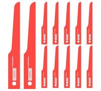 Tacdas Lame per Seghetto Alternativo Ad Aria Compressa, 12 Pezzi, Bimetalliche da 18 TPI per Lama per Seghetto Alternativo con Attacco Standard da 1/2"