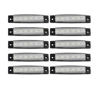 Tacdas Luci per Barche Marine da 10 Pezzi, 12V 24V Impermeabile per Interni per Barche Striscia di Navigazione Luce per Ponte di Poppa Illuminazione per, E