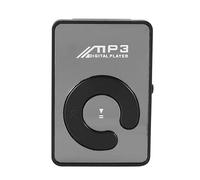 Tacdas Mini Mirror Clip USB Digital Mp3 Supporto per Lettore Musicale da 8 GB SD Tf Nero