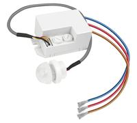 Tacdas Per Soffitto per Bagno e Corridoio, Interruttore A Sensore di Movimento PIR A 120 Gradi Compatibile con Rilevamento Corporeo A Infrarossi per Monitoraggio 'Occupazione.