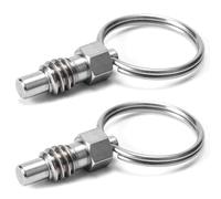 Tacdas Plunger A Molla Retrattile con di Trazione, 2 Confezioni, Dimensione Filettatura 1/2"- 13, Lunghezza Filettatura 0,56", Plunger A Indice.