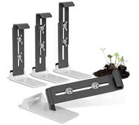 Tacdas Porta Della Scatola Della Finestra Perforazione del Supporto per Fiori da Davanzali, Altezza Balcony Box Staffa da Davalle da Davanzali Esterno Balcone Box